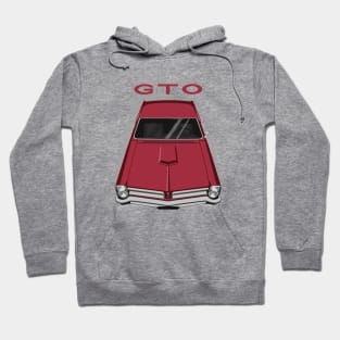 Pontiac GTO 1965 - Burgundy Hoodie